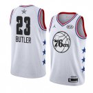 Men/Youth's Philadelphia 76ers #23 Jimmy Butler 2019 All-Star Game Swingman Jersey White
