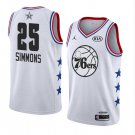 Men/Youth's Philadelphia 76ers #25 White Ben Simmons 2019 All-Star Game Swingman Jersey