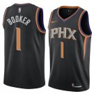 Men/Youth's phoenix suns #1 devin booker statement jersey swingman black