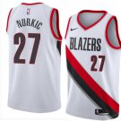 Men/Youth's portland trail blazers #27 jusuf nurkic white jersey swingman