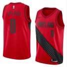 Men/Youth's red damian lillard statement jersey portland trail blazers #0 swingman