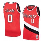Men/Youth's red portland trail blazers #0 damian lillard jersey hardwood classics