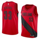 Men/Youth's red zach collins statement jersey portland trail blazers #33 swingman