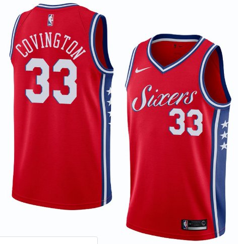 Men/Youth's robert covington statement jersey philadelphia 76ers #33 swingman