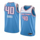 Men/Youth's sacramento kings #40 harrison barnes swingman city edition jersey blue