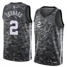 Men/Youth's san antonio spurs #2 kawhi leonard jersey city edition swingman gray