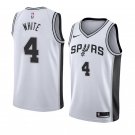 Men/Youth's san antonio spurs #4 swingman derrick jersey white white