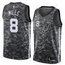 Men/Youth's san antonio spurs #8 patty mills city edition swingman gray jersey