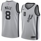Men/Youth's san antonio spurs #8 swingman silver patty mills statement jersey