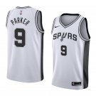 Men/Youth's san antonio spurs #9 swingman tony parker white jersey