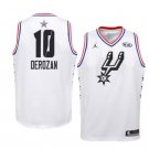 Men/Youth's San Antonio Spurs #10 White DeMar DeRozan 2019 All-Star Game Swingman Jersey