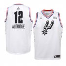 Men/Youth's San Antonio Spurs #12 White LaMarcus Aldridge 2019 All-Star Swingman Jersey