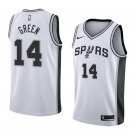 Men/Youth's san antonio spurs #14 swingman danny green white jersey