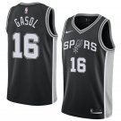 Men/Youth's san antonio spurs #16 pau gasol black new swingman icon edition jersey