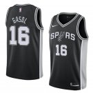 Men/Youth's san antonio spurs #16 pau gasol swingman icon edition jersey