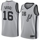 Men/Youth's san antonio spurs #16 swingman silver pau gasol statement jersey