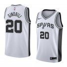Men/Youth's san antonio spurs #20 swingman manu ginobili white jersey