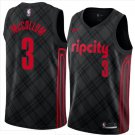 Men/Youth's swingman black portland trail blazers #3 cj mccollum jersey city edition
