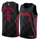 Men/Youth's swingman black portland trail blazers #5 pat connaughton jersey city edition