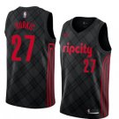 Men/Youth's black portland trail blazers #27 jusuf nurkic jersey swingman