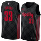 Men/Youth's swingman black portland trail blazers #33 zach collins jersey city edition