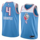 Men/Youth's blue sacramento kings #4 iman shumpert jersey city edition swingman