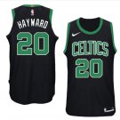 Men/Youth's boston celtics #20 gordon hayward black statement jersey swingman