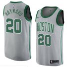 Men/Youth's swingman gray boston celtics #20 gordon hayward jersey city edition