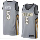 Men/Youth's cleveland cavaliers #5 jr smith jersey city edition swingman gray