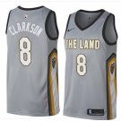 Men/Youth's swingman gray cleveland cavaliers #8 jordan clarkson jersey city edition
