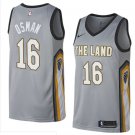 Men/Youth's cleveland cavaliers #16 cedi osman jersey city edition swingman gray