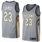 Men/Youth's swingman gray cleveland cavaliers #23 lebron james jersey city edition