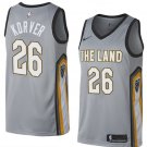 Men/Youth's swingman gray cleveland cavaliers #26 kyle korver jersey city edition