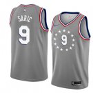 Men/Youth's philadelphia 76ers #9 dario saric gray city jersey swingman gray