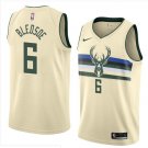 Men/Youth's swingman opal milwaukee bucks #6 eric bledsoe jersey city edition
