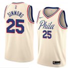Men/Youth's opal philadelphia 76ers #25 ben simmons jersey city edition swingman