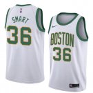 Men/Youth's boston celtics #36 marcus smart city edition jersey swingman white
