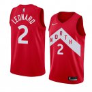 Men/Youth's toronto raptors #2 kawhi leonard earned edition jersey red
