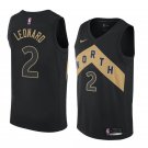 Men/Youth's toronto raptors #2 kawhi leonard jersey city edition swingman black