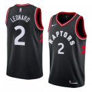 Men/Youth's toronto raptors #2 kawhi leonard statement jersey swingman black