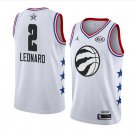 Men/Youth's Toronto Raptors #2 White Kawhi Leonard 2019 All-Star Game Swingman Jersey