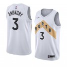 Men/Youth's toronto raptors #3 og anunoby swingman city edition jersey white