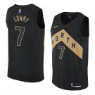 Men/Youth's toronto raptors #7 kyle lowry city edition swingman black jersey