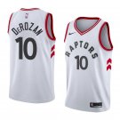 Men/Youth's toronto raptors #10 swingman demar derozan jersey white