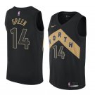 Men/Youth's toronto raptors #14 danny green city edition swingman black jersey