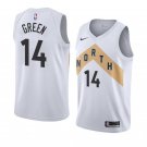 Men/Youth's toronto raptors #14 danny green swingman city edition jersey white