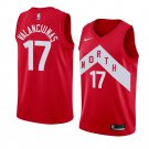 Men/Youth's toronto raptors #17 jonas valanciunas earned edition jersey red
