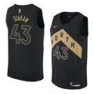 Men/Youth's toronto raptors #43 pascal siakam city edition swingman black jersey