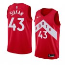 Men/Youth's toronto raptors #43 pascal siakam earned edition jersey red