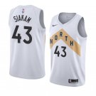 Men/Youth's toronto raptors #43 pascal siakam swingman city edition jersey white